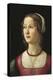 Portrait of a Young Woman-Domenico Ghirlandaio-Stretched Canvas