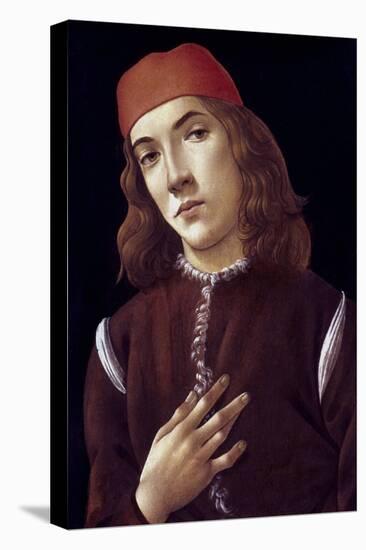 Portrait Of A Youth-Sandro Botticelli-Premier Image Canvas