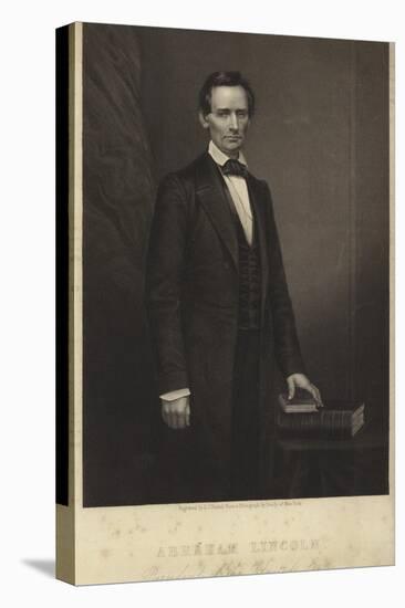 Portrait of Abraham Lincoln-Mathew Brady-Premier Image Canvas