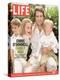 Portrait of Actor Chris O'Donnell and his Three Children at Home, June 16, 2006-Karina Taira-Premier Image Canvas