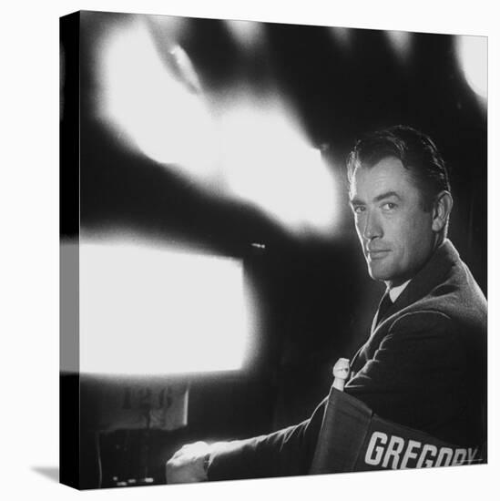 Portrait of Actor Gregory Peck-Allan Grant-Premier Image Canvas