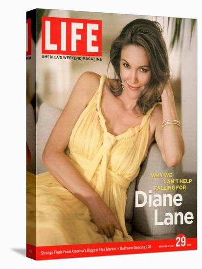 Portrait of Actress Diane Lane at Home, July 29, 2005-Guy Aroch-Premier Image Canvas
