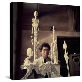 Portrait of Alberto Giacometti in His Studio-Gordon Parks-Premier Image Canvas