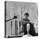 Portrait of Alberto Giacometti Surrounded by His Sculptures-Gordon Parks-Premier Image Canvas