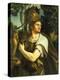 Portrait of Alexander the Great holding a Gilt Statue of Victory-Giulio Romano-Premier Image Canvas