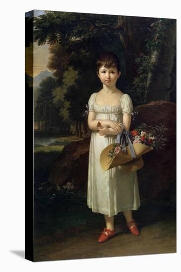 Portrait of Amelia Oginski, Late 18th or Early 19th Century-Francois-xavier Fabre-Premier Image Canvas