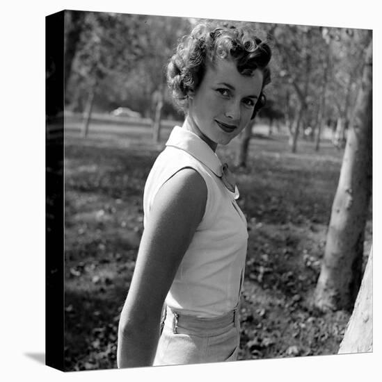 Portrait of American Actress Debbie Reynolds, 1950-Loomis Dean-Premier Image Canvas