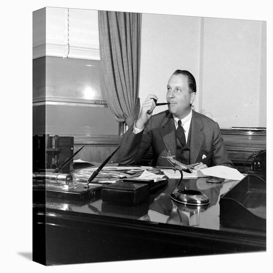 Portrait of American Businessman and Founder of Pan American Airways Juan Trippe, NY 1941-George Strock-Premier Image Canvas