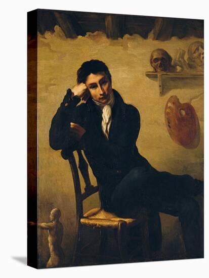 Portrait of an Artist in His Studio-Théodore Géricault-Premier Image Canvas