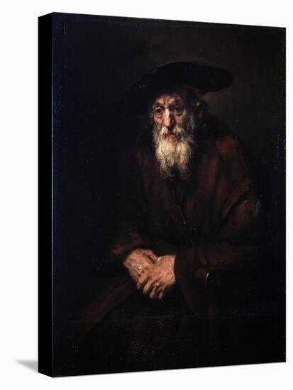 Portrait of an Old Jew, 1654-Rembrandt van Rijn-Premier Image Canvas
