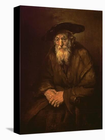 Portrait of an Old Jew-Rembrandt van Rijn-Premier Image Canvas