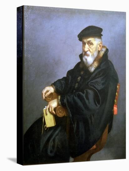 Portrait of an Old Man-Giovanni Battista Moroni-Premier Image Canvas
