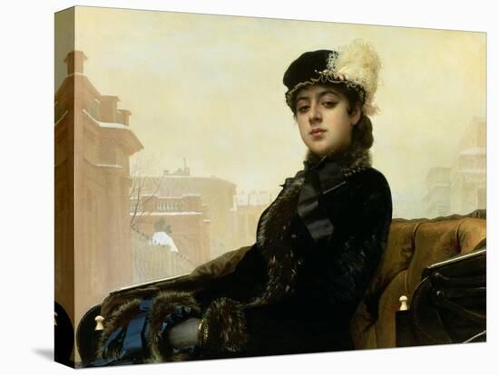 Portrait of an Unknown Woman, 1883-Ivan Nikolaevich Kramskoy-Premier Image Canvas