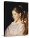 Portrait of Anna Ancher, the Artist's Wife-Michael Peter Ancher-Premier Image Canvas