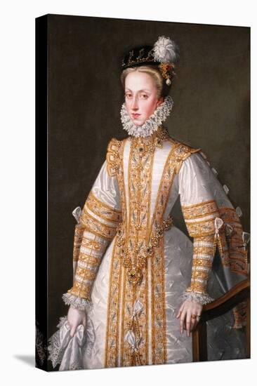 Portrait of Anna of Austria, Queen Consort of Spain, 1571-Alonso Sánchez Coello-Premier Image Canvas