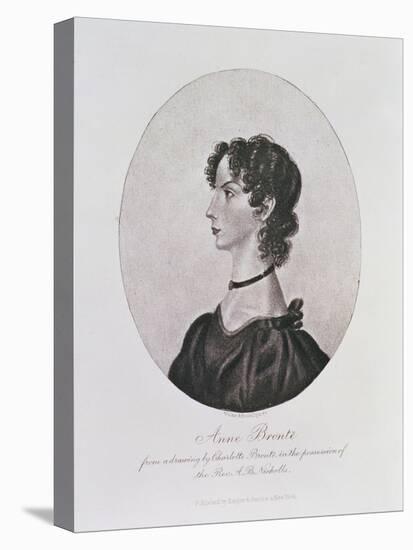 Portrait of Anne Bronte from a Drawing in the Possession of the Rev. A. B. Nicholls-Charlotte Bronte-Premier Image Canvas