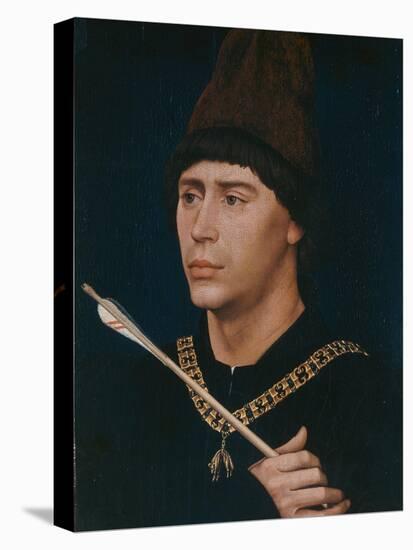 Portrait of Antoine, Bastard of Burgundy, about 1456-Rogier van der Weyden-Premier Image Canvas
