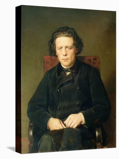 Portrait of Anton Rubinstein 1870-Vasili Grigorevich Perov-Premier Image Canvas