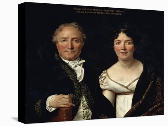 Portrait of Antonio Mongez and His Wife-Jacques-Louis David-Premier Image Canvas