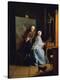 Portrait of Artist and His Wife at Spinet-Johann Heinrich Tischbein-Premier Image Canvas