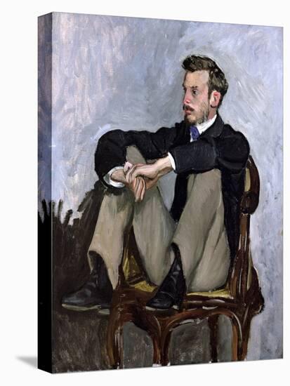 Portrait of Auguste Renoir (1841-1919), 1867-Frederic Bazille-Premier Image Canvas