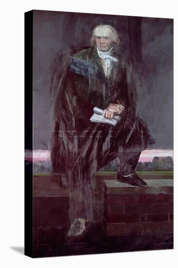Portrait of Beethoven-Barry Fantoni-Premier Image Canvas