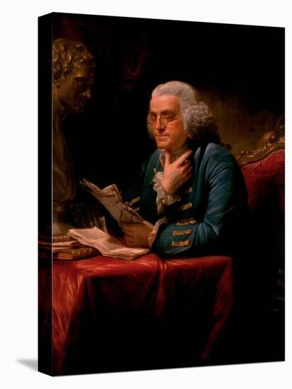 Portrait of Benjamin Franklin, 1767-David Martin-Premier Image Canvas