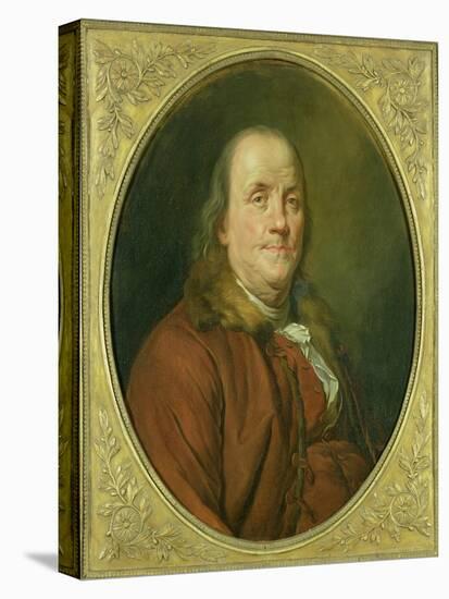 Portrait of Benjamin Franklin, C.1780-90-Alexander Roslin-Premier Image Canvas