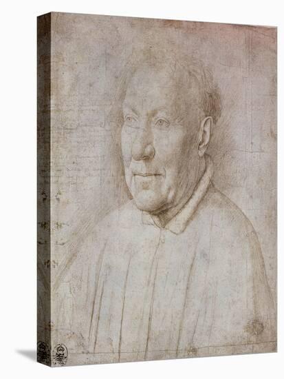 Portrait of Cardinal Nicola Albergati, 1431-Jan van Eyck-Premier Image Canvas