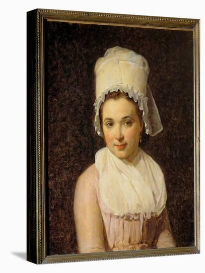 Portrait of Catherine Marie Tallard (1772-1825) Wife of Francois Lamy, Mayor of Sougeres in the Yon-Jacques Louis David-Premier Image Canvas