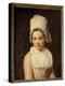 Portrait of Catherine Marie Tallard (1772-1825) Wife of Francois Lamy, Mayor of Sougeres in the Yon-Jacques Louis David-Premier Image Canvas