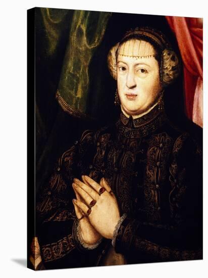 Portrait of Catherine of Habsburg-Lorenz Janscha-Premier Image Canvas