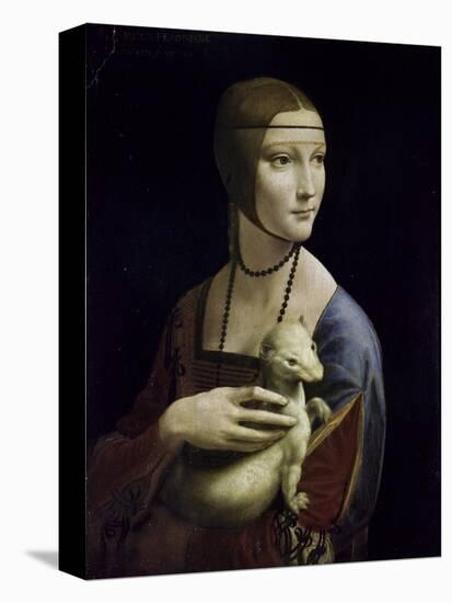 Portrait of Cecilia Gallerani (Lady with an Ermine)-Leonardo da Vinci-Premier Image Canvas