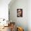 Portrait of Celso Laga-Amedeo Modigliani-Stretched Canvas displayed on a wall