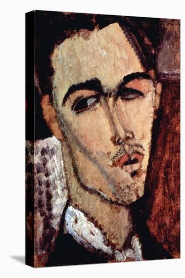 Portrait of Celso Laga-Amedeo Modigliani-Stretched Canvas