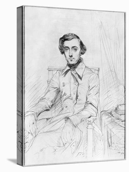 Portrait of Charles Alexis Henri Clerel De Tocqueville, 1844-Theodore Chasseriau-Premier Image Canvas