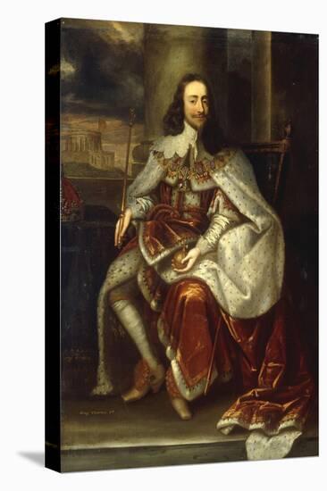 Portrait of Charles I-Sir Anthony Van Dyck-Premier Image Canvas