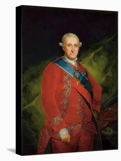 Portrait of Charles IV of Bourbon, C.1789 (Oil on Canvas)-Francisco Jose de Goya y Lucientes-Premier Image Canvas