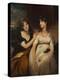 Portrait of Charlotte and Sarah Carteret-Hardy, 1801 (Oil on Canvas)-Thomas Lawrence-Premier Image Canvas