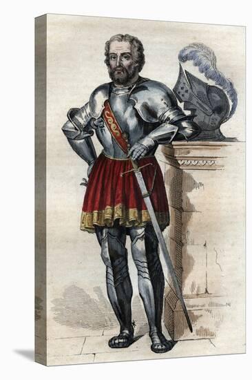 Portrait of Chevalier de Bayard (1475-1524), French soldier-French School-Premier Image Canvas