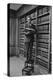 Portrait of Circuit Federal Judge Clement Haynsworth in His Home Office, Greenville, SC, 1969-Alfred Eisenstaedt-Premier Image Canvas