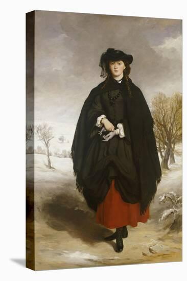 Portrait of Daisy Grant, the Artist's Daughter-Sir Francis Grant-Premier Image Canvas