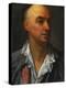 Portrait of Denis Diderot, Bust-Length, Wearing an Open, Lace-Collared, Shirt and Jacket-Jean-Baptiste Greuze-Premier Image Canvas