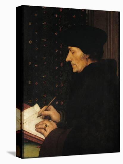 Portrait of Desiderius Erasmus (1466-1536)-Hans Holbein the Younger-Premier Image Canvas