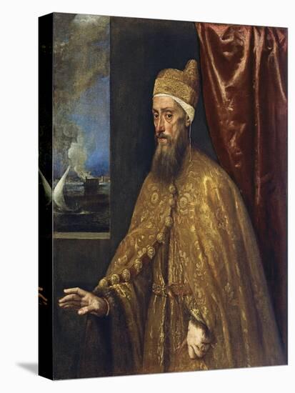 Portrait of Doge Francesco Venier-Titian (Tiziano Vecelli)-Premier Image Canvas