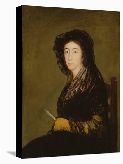 Portrait of Dona Amalia Bonells De Costa, C.1805 (Oil on Canvas)-Francisco Jose de Goya y Lucientes-Premier Image Canvas