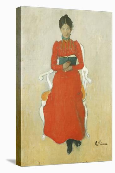 Portrait of Dora Lamm, c.1900-Carl Larsson-Premier Image Canvas