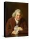 Portrait of Dr Erasmus Darwin (1731-1802) Scientist, Inventor, Poet, Grandfather of Charles Darwin-Joseph Wright of Derby-Premier Image Canvas