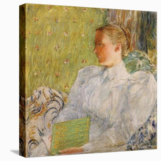 Portrait of Edith Blaney (Mrs. Dwight Blaney) 1894-Childe Hassam-Premier Image Canvas