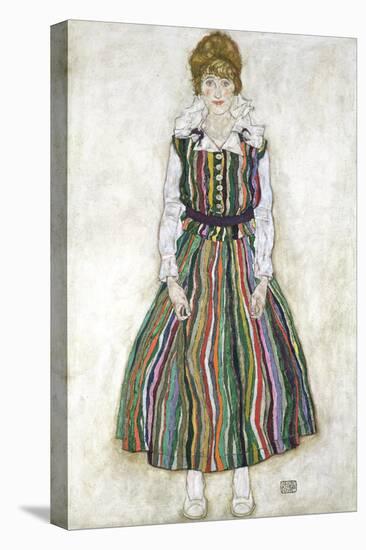 Portrait of Edith Schiele, the Artist's Wife, 1915-Egon Schiele-Premier Image Canvas